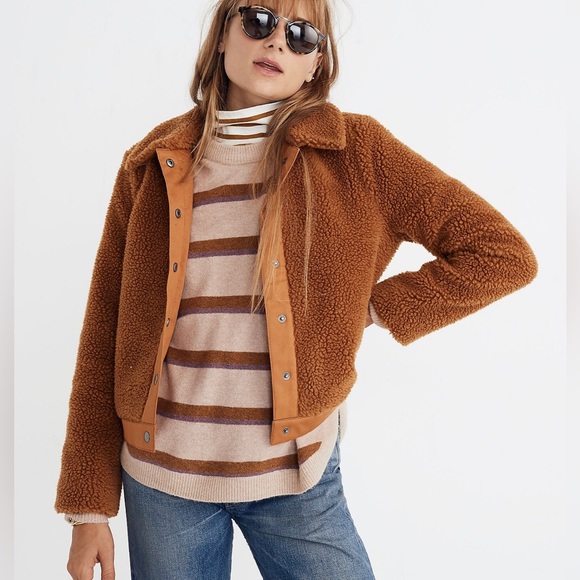 Madewell Portland Sherpa Jacket - Picture 1 of 4